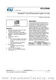 STLC2690 datasheet pdf ST Microelectronics