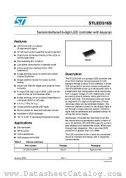 STLED316S datasheet pdf ST Microelectronics