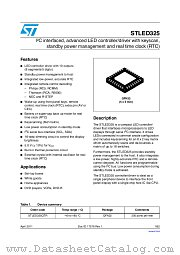 STLED325 datasheet pdf ST Microelectronics