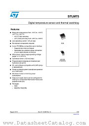 STLM75 datasheet pdf ST Microelectronics