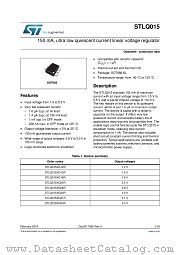 STLQ015XG25R datasheet pdf ST Microelectronics