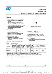 STM1404 datasheet pdf ST Microelectronics
