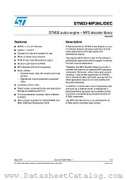 STM32-MP3NL-DEC datasheet pdf ST Microelectronics
