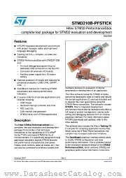 STM3210B-PFSTICK datasheet pdf ST Microelectronics