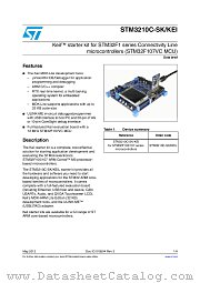 STM3210C-SK/KEIL datasheet pdf ST Microelectronics