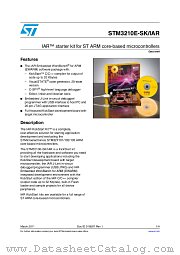 STM3210E-SK/IAR datasheet pdf ST Microelectronics