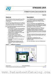 STM3220G-JAVA datasheet pdf ST Microelectronics