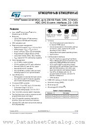 STM32F091CBT6 datasheet pdf ST Microelectronics