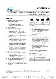 STM32F098CC datasheet pdf ST Microelectronics