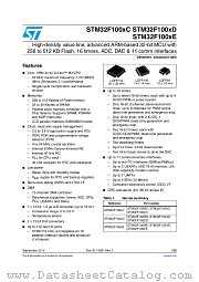 STM32F100RD datasheet pdf ST Microelectronics