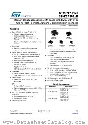 STM32F101T8U6 datasheet pdf ST Microelectronics