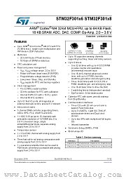 STM32F301K6 datasheet pdf ST Microelectronics