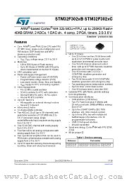 STM32F302RCT7 datasheet pdf ST Microelectronics