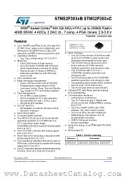 STM32F303VBT6TR datasheet pdf ST Microelectronics