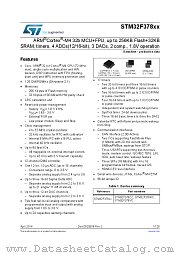 STM32F378VC datasheet pdf ST Microelectronics
