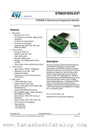 STM32F4DIS-BB datasheet pdf ST Microelectronics