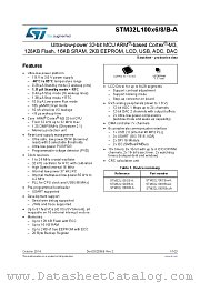 STM32L100C6U6A datasheet pdf ST Microelectronics