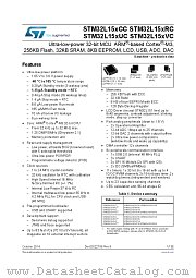 STM32L151RCT6 datasheet pdf ST Microelectronics