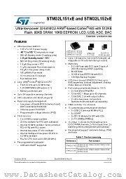 STM32L151VEY6TR datasheet pdf ST Microelectronics