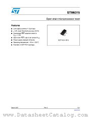 STM6315SDW13F datasheet pdf ST Microelectronics