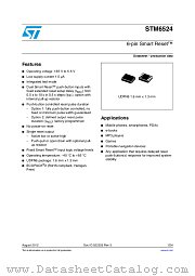 STM6524APARDL6F datasheet pdf ST Microelectronics