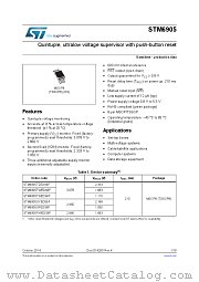STM6905TZEDS6F datasheet pdf ST Microelectronics