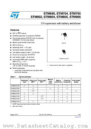 STM704SDS6F datasheet pdf ST Microelectronics