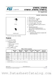 STM706AM6F datasheet pdf ST Microelectronics