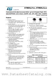 STM8AL3L68TCY datasheet pdf ST Microelectronics