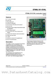 STM8L101-EVAL datasheet pdf ST Microelectronics