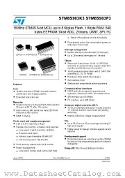 STM8S903K3T6C datasheet pdf ST Microelectronics