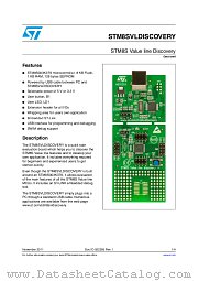 STM8SVLDISCOVERY datasheet pdf ST Microelectronics
