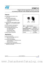 STM8T141AM61T datasheet pdf ST Microelectronics