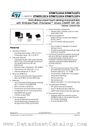 STM8TL52F4P6 datasheet pdf ST Microelectronics