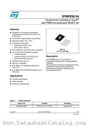 STMPE812ABJR datasheet pdf ST Microelectronics