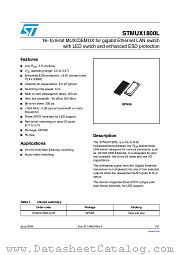 STMUX1800L datasheet pdf ST Microelectronics