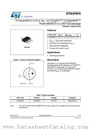 STN3P6F6 datasheet pdf ST Microelectronics