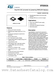 STOD03ATPUR datasheet pdf ST Microelectronics