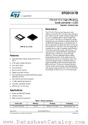 STOD1317BTPUR datasheet pdf ST Microelectronics