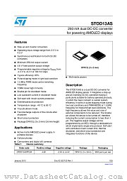 STOD13ASTPUR datasheet pdf ST Microelectronics