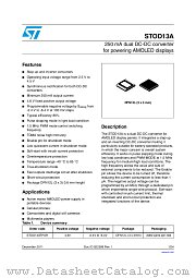 STOD13ATPUR datasheet pdf ST Microelectronics