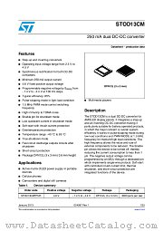 STOD13CMTPUR datasheet pdf ST Microelectronics