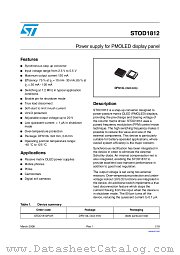 STOD1812 datasheet pdf ST Microelectronics