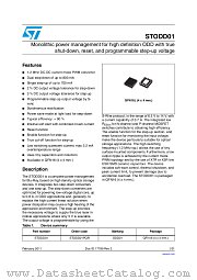 STODD01 datasheet pdf ST Microelectronics