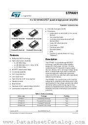 STPA001A datasheet pdf ST Microelectronics