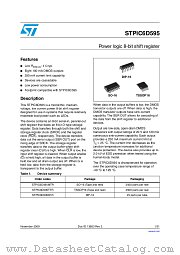 STPIC6D595B1R datasheet pdf ST Microelectronics