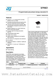 STPMC1 datasheet pdf ST Microelectronics
