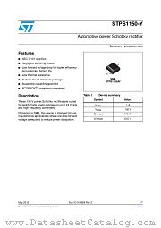 STPS1150AY datasheet pdf ST Microelectronics