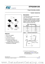 STPS20SM120S datasheet pdf ST Microelectronics