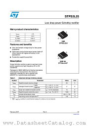 STPS2L25UF datasheet pdf ST Microelectronics
